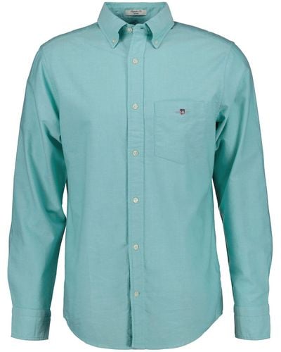 GANT Cotton Oxford Shirt - Blue