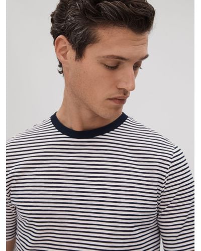 Reiss Keats Short Sleeve Stripe T-shirt - Multicolour