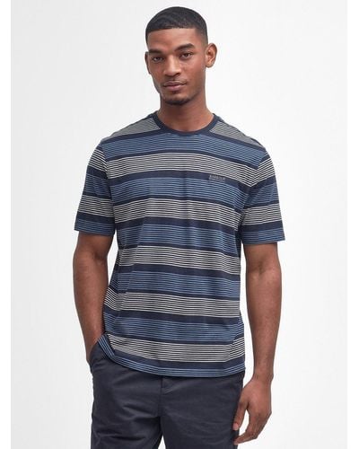 Barbour International Putney Striped T-shirt - Blue