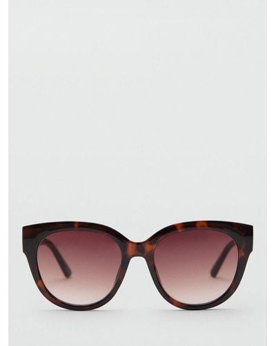 Mango Melia Round Sunglasses - Brown
