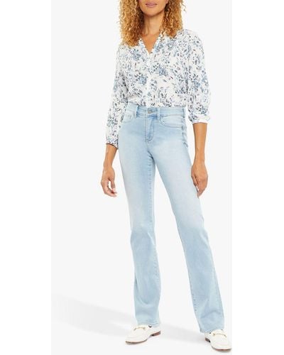 NYDJ Marilyn Straight Leg Jeans - Blue