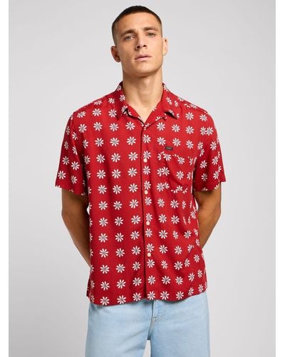 Lee Jeans Classic Resort Shirt - Red