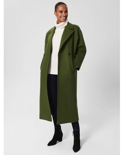 Hobbs Carine Wool Blend Coat - Green