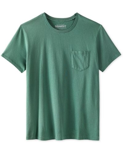 Outerknown Groovy Pocket Short Sleeve T-shirt - Green
