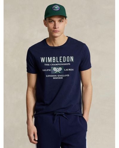 Ralph Lauren Polo Wimbledon Tennis T-shirt - Blue