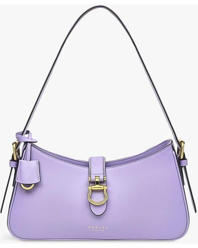 Radley Linden Gardens Small Slim Shoulder Bag - Purple