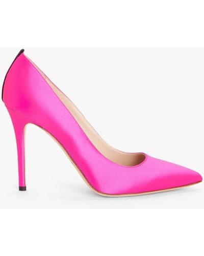 SJP by Sarah Jessica Parker Fawn Satin Court Shoes - Pink