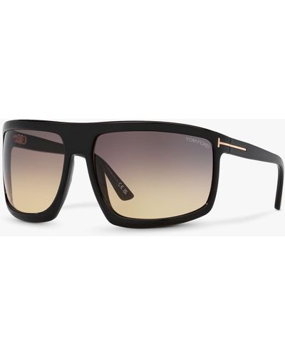 Tom Ford Tr001675 Clint-02 Square Sunglasses - Black