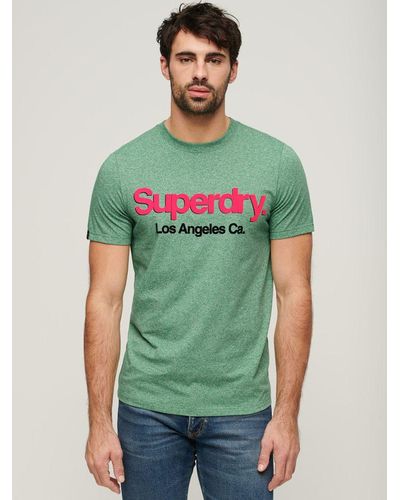 Superdry Core Logo Washed T-shirt - Green