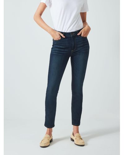 PAIGE The Hoxton Skinny Ankle Jeans - Blue