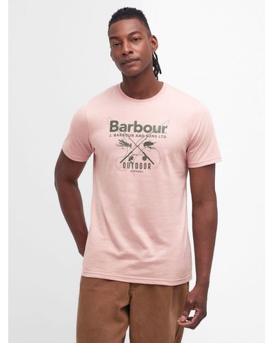 Barbour Fly Graphic T-shirt - Pink