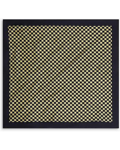 Whistles Checkerboard Silk Scarf - Black