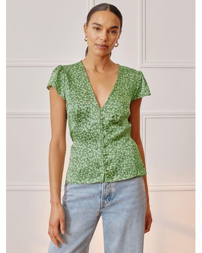 Albaray Forget Me Knot Top - Green