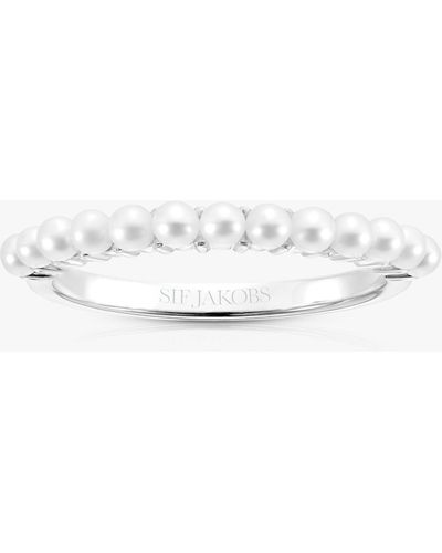 Sif Jakobs Jewellery Freshwater Pearl Ring - White