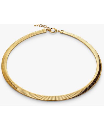 Monica Vinader Power Collar Necklace - Metallic
