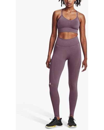 Under armour shop purple leggings