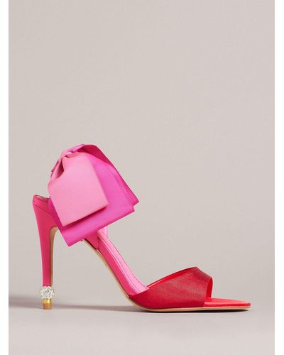 Ted Baker Harinas Oversized Bow Back Sandals - Pink