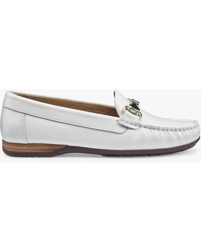 Hotter Pearl Premium Moccasins - White