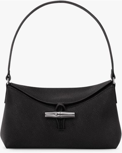 Longchamp Roseau Small Hobo Bag - Black