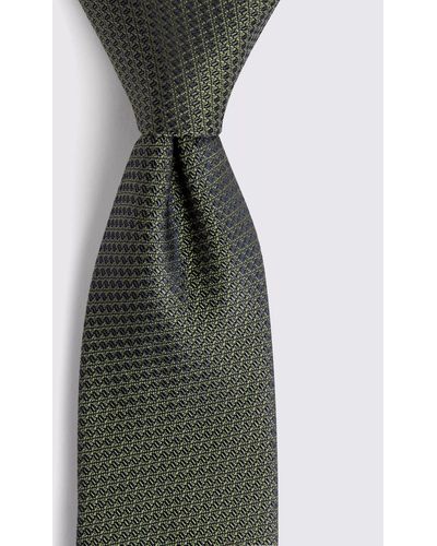 Moss Textured Tie - Green