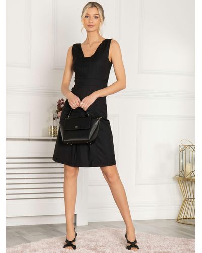 Jolie Moi Cressida Mini Shift Dress - Black
