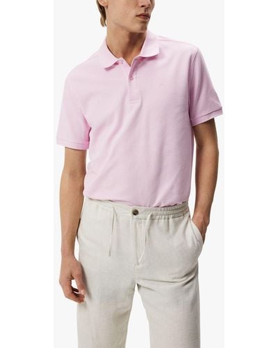 J.Lindeberg Troy Cotton Polo Shirt - Multicolour