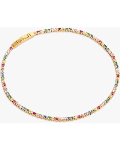 Sif Jakobs Jewellery Ellera Cubic Zirconia Tennis Bracelet - Metallic