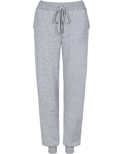 Johnstons of Elgin Cashmere Joggers - Grey