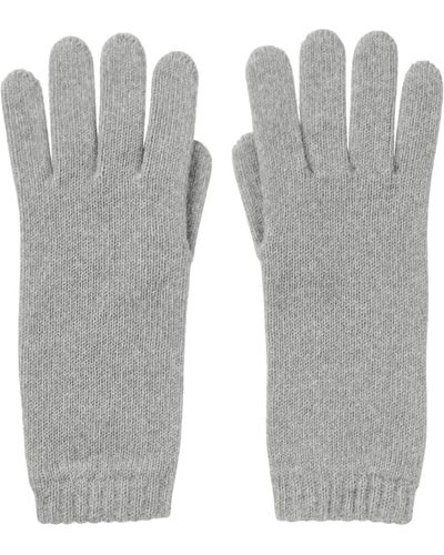 Johnstons of Elgin Cashmere Gloves - Grey