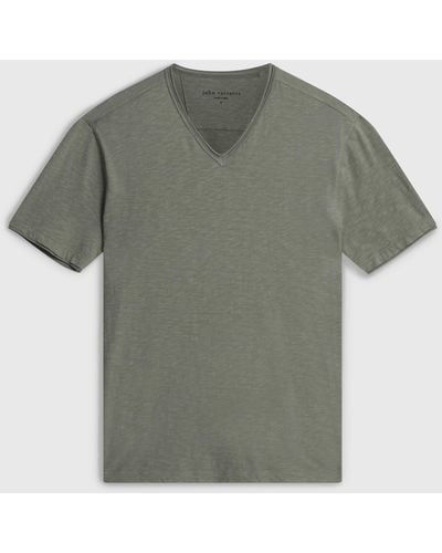 John Varvatos Miles V-neck - Gray