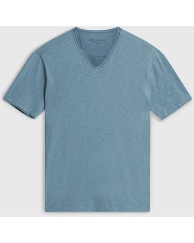 John Varvatos Miles V-neck - Blue