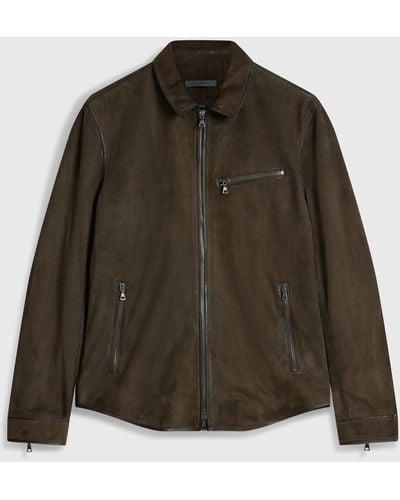 John Varvatos Raylinsky Shirt Jacket - Brown