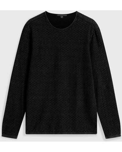 John Varvatos Riley Crewneck Sweater - Black