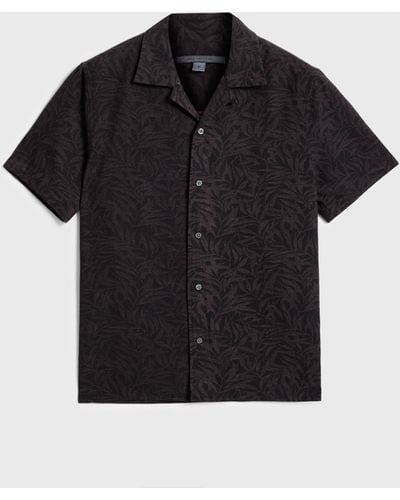 John Varvatos Danny Camp Shirt - Black