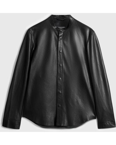John Varvatos Bernard Shirt Jacket - Black