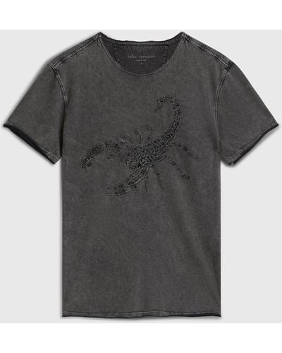 John Varvatos Scorpion Tee - Black