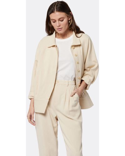 Veste En Cuir Noir JOIE - Fermeture éclair Laiton - Taille S - Occasion Très Bon état