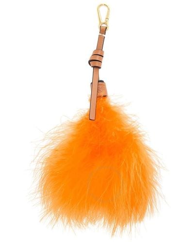 Loewe Feather Charm - Orange