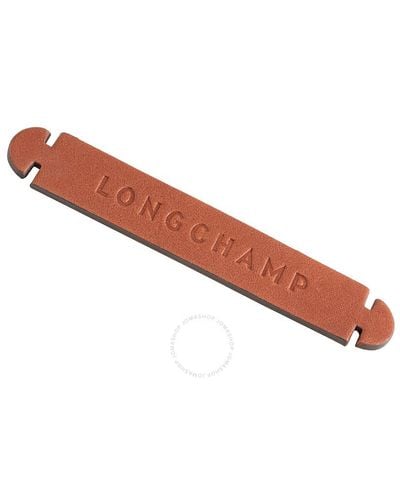 Longchamp 3d Leather Emblem - Red