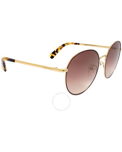 Longchamp Round Sunglasses Lo101s 715 56 - Brown