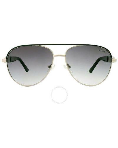 Guess Factory Smoke Gradient Pilot Sunglasses Gf0287 06b 57 - Multicolour