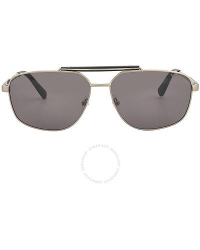 Guess Smoke Navigator Sunglasses Gu00054 33a 61 - Grey