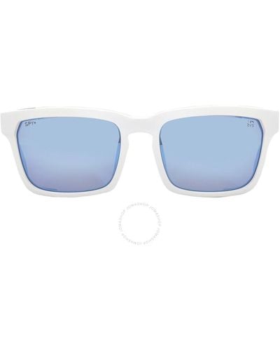 Spy Helm Tech Happy Boost Polarized Ice Blue Spectra Mirror Square Sunglasses 6700000000185
