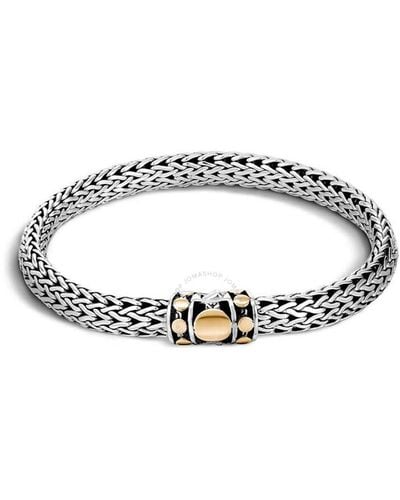 John Hardy Dot Deco Medium Chain Bracelet - Metallic