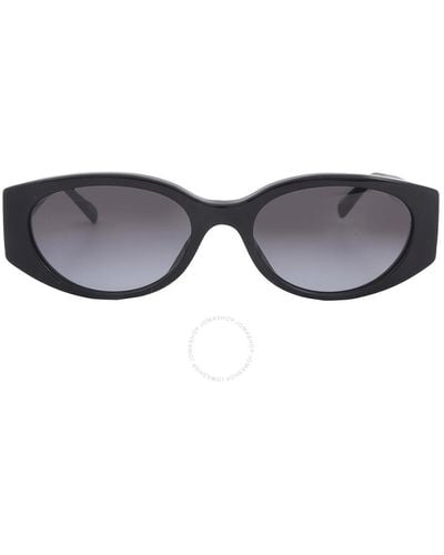 COACH Grey Gradient Oval Sunglasses Hc8353u 50028g 54