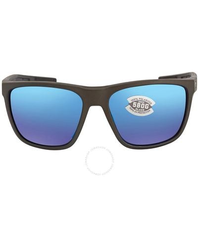 Costa Del Mar Cta Del Mar Ferg Mirrored Polarized Glass Sunglasses  298 Ogmglp 59 - Blue