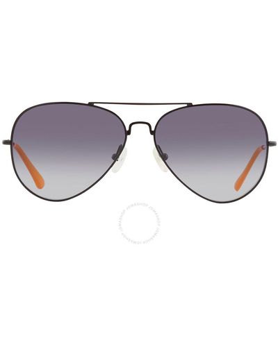 Orlebar Brown X Linda Farrow Gray Pilot Sunglasses - Brown