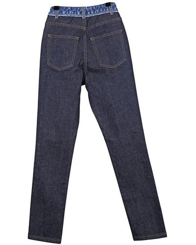 A.P.C. Contrast Colour Jeans - Blue