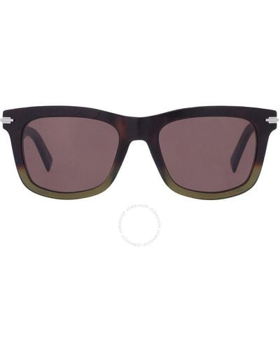 Dior Brown Square Sunglasses Blacksuit Dm40087i 56e 53