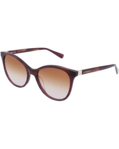 Longchamp Brown Gradient Cat Eye Sunglasses - Black